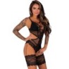 Livco Corsetti Fashion - Hawain Lc 90665 Body Negro de Livco Corsetti Bodies - Talla S/M | Piumer