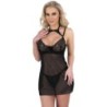Livco Corsetti Fashion - Binella Set Babydoll + Tanga Negro de Livco Corsetti Sets - Talla S/M | Piumer