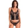 Livco Corsetti Fashion - Cinex Atlantin Lc 90704 Set Tres Piezas Negro de Livco Corsetti Sets - Talla L/XL | Piumer