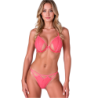 Passion - Resilque Set Sujetador + Tanga Rojo de Passion Woman Sets - Talla S/M | Piumer