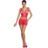 Passion - Woman Bs090 Bodystocking Rojo Talla Única de Passion Woman | Piumer