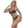 Subblime - 952426 Vestido De Rejilla Manga Larga Arcoiris Talla Única de Subblime Dresses | Piumer
