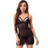 Livco Corsetti Fashion - Tiana Lc 20208 Camisa + Tanga Negro de Livco Corsetti Sets - Talla S/M | Piumer