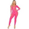Leg Avenue - Bodystocking Rosa Con Espalda Abierta Talla Única de Leg Avenue Bodystockings | Piumer