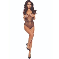 Passion - Bs115 Bodystocking Rejilla Negro de Passion Woman Bodystockings | Piumer