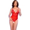 Chilirose - Cr 4870 Body Crotchless Rojo de Chilirose Bodies - Talla M | Piumer