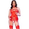 Chilirose - Cr 4879 Body Crotchless Rojo de Chilirose Bodies - Talla S | Piumer