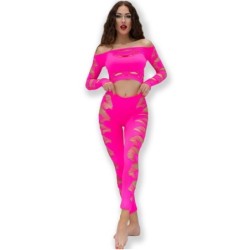 Chilirose - Cr 4632 Top & Pantalon Fucsia S de Chilirose Sets - Talla L | Piumer
