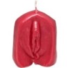 Vela Forma Vagina Rojo de Diablo Picante | Piumer