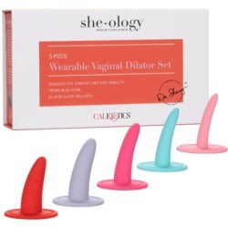 Kit 5Pc Dilatadores Vaginales O Anales Multicolor de Calexotics | Piumer Erotic