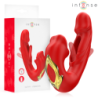 Intense - Nathy Vibrador Doble Con Boca Estimuladora Multifunción Rojo | Piumer Erotic