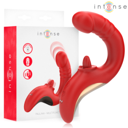 Intense - Paulina Vibrador & Estimulador En Forma De U Rojo | Piumer Erotic