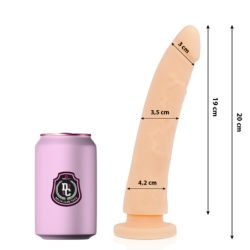 Delta Club - Dildo Realista Natural Silicona Medica 20 Cm -O- 4 Cm | Piumer Erotic