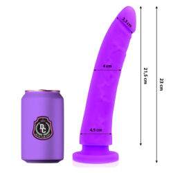 Delta Club - Dildo Realista Lila Silicona Medica 23 Cm -O- 4.5 Cm | Piumer Erotic