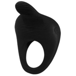 Pretty Love - Thimble Anillo Vibrador Negro | Piumer Erotic