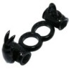 Baile - Sweet Ring Anillo Doble Con Rabbit Doble | Piumer Erotic