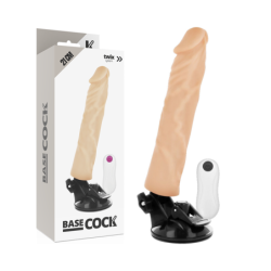 Vibrador Realístico Control Remoto Natural 21 Cm -O- 4 Cm de Basecock | Piumer Erotic