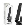 Vibrador Realístico Control Remoto Negro 21 Cm -O- 4 Cm de Basecock | Piumer Erotic