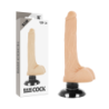 Vibrador Realístico 2-1 Natural 18.5 Cm -O- 4 Cm de Basecock | Piumer Erotic