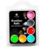 Secret Play Set 6 Brazilian Balls Mix Efectos de Secretplay Cosmetic | Piumer