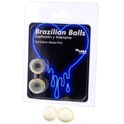 Brazilian Balls Gel Excitante Efecto Frio Y Vibración 2 Bolas de Taloka | Piumer
