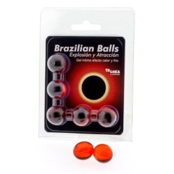 Brazilian Balls Gel Excitante Efecto Calor Y Frío 5 Bolas de Taloka | Piumer