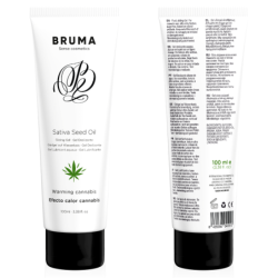 Gel Deslizante Con Aceite De Semilla Efecto Calor Sabor Cannabis 100 Ml de Bruma | Piumer