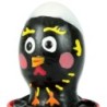 Preservativo Decorativo Pintado A Mano Pollo Negro de Condomerie | Piumer