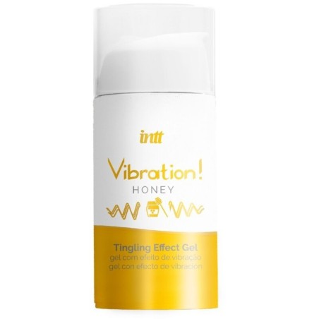 Intt - Potente Estimulante Íntimo Gel Vibrador Liquido Miel 15 Ml de Intt Unisex Arousal Gel | Piumer