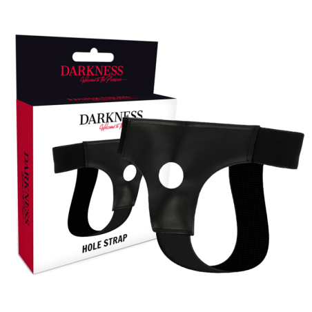 Darkness - Arnés Con Agujero Talla Única de Darkness Sensations | Piumer