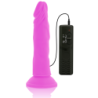 Dildo Realístico Flexible Con Vibración Lila 23 Cm -O- 4.3 Cm de Diversia | Piumer