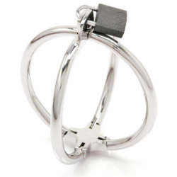 Criss Cross Esposa Restricciones De Acero Inox de Metal Hard | Piumer