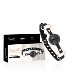 Coquette Chic Desire - Fantasy Mordaza Transpirable Cuero Vegano de Coquette Fantasy | Piumer