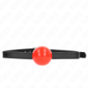 Kink - Mordaza De Bola 4 Cm Sólida Simple Rojo 65 X 1.5 Cm de Kink Collar & Gag | Piumer