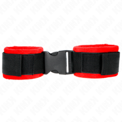 Kink - Muñequeras Nylon Rojo-Negro Modelo 1 Ajustable 25-35 Cm X 6 Cm de Kink Wrist Restraint | Piumer