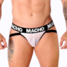 Macho - Mx26X1 Jock Rejilla Blanco de Macho Underwear - Talla L | Piumer